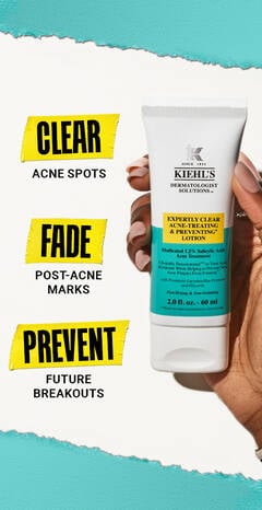 CLEAR acne spots, FADE post-acne marks, PREVENT future breakouts