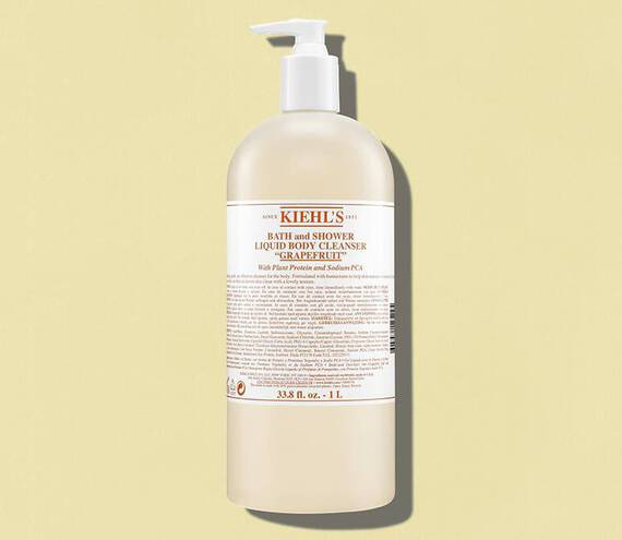 Pump bottle of Kiehl’s Bath and Shower Liquid Body Cleanser