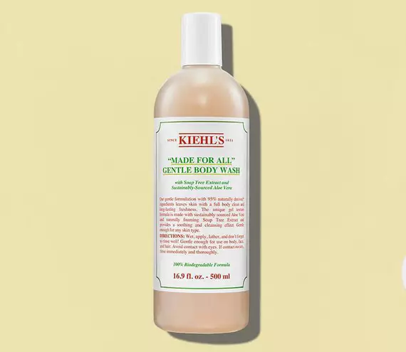 Bottle of "Made for All" Gentle Body Cleanser