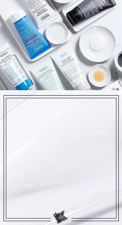 A photo of mixture of Kiehl's face wash cleansers.