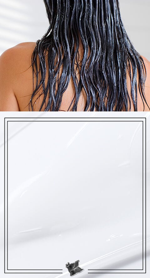 A woman with long hair