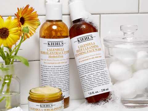 Kiehl's Calendula Face Cleanser set