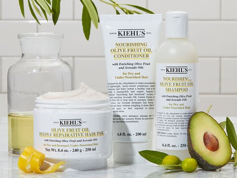 Kiehl's Nourishing Olive Fruit Oil hair products