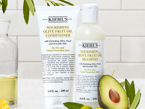 Kiehl's Nourishing Olive Oil Hair products