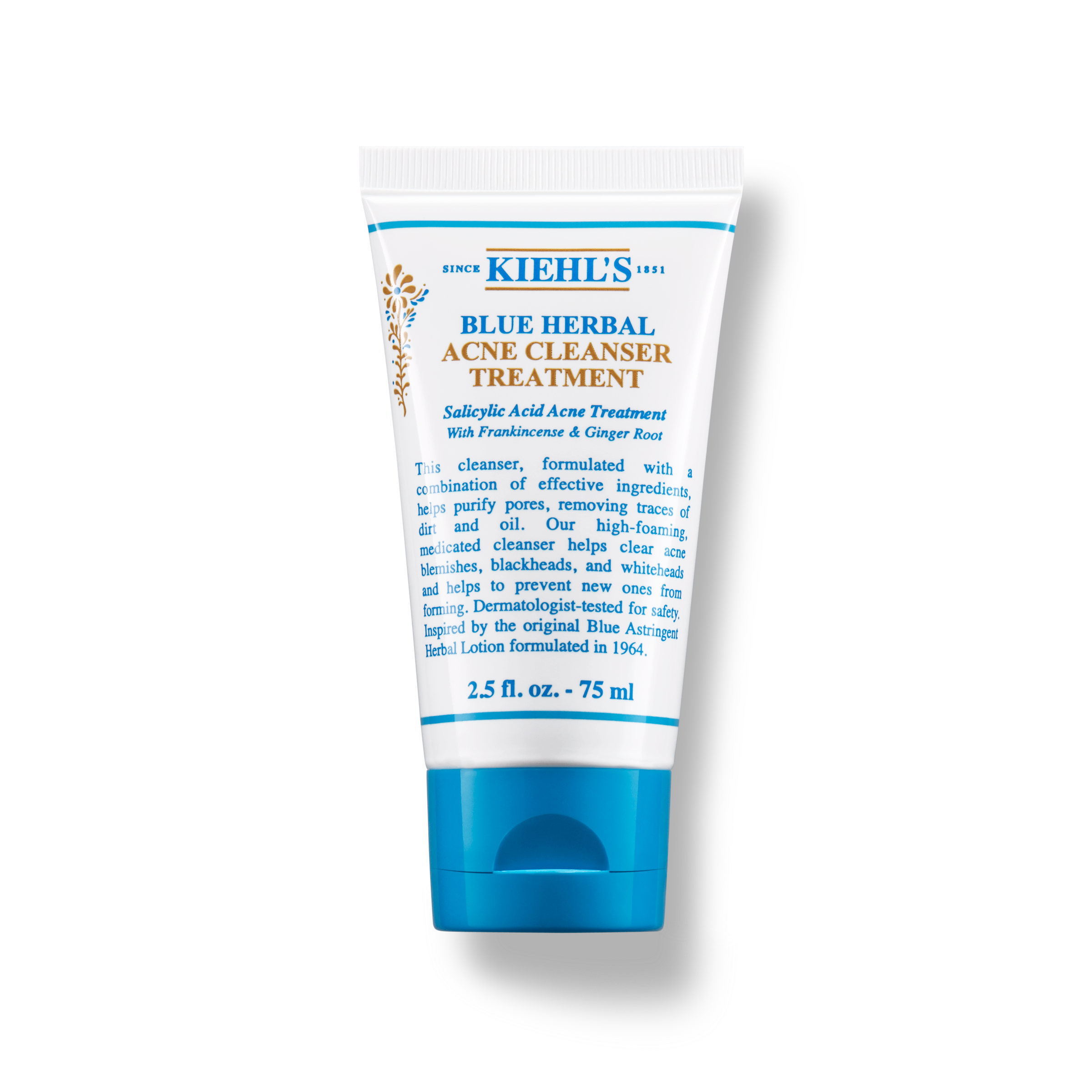 Blue Herbal Acne Cleanser Cleanser with Salicylic Acid Kiehl’s