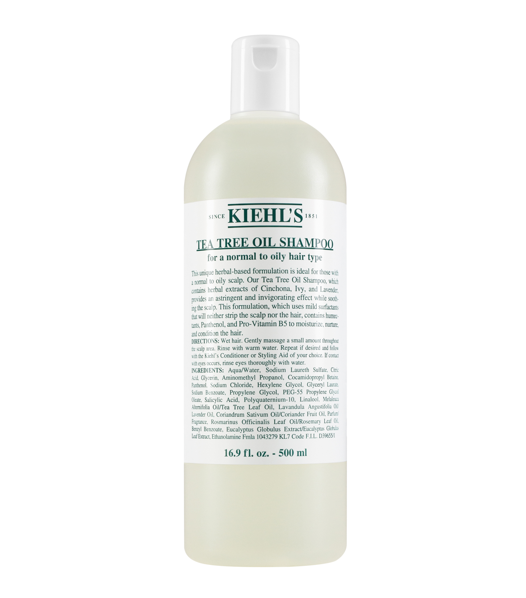 Tea Tree Oil Shampoo Shampoo For Oily And Normal Hair Kiehl S Tea tree oil keeps your scalp healthy and dandruff free. tea tree oil shampoo