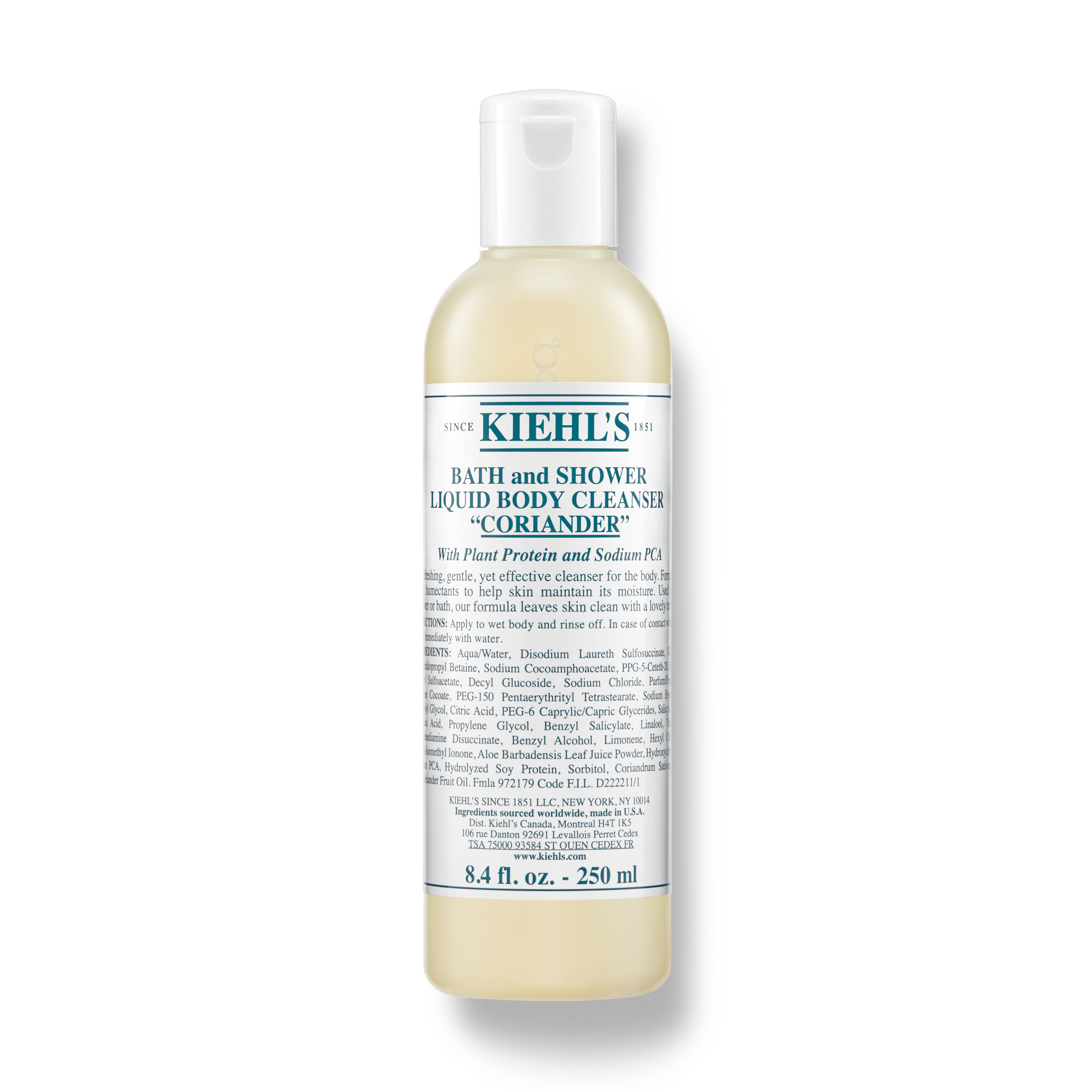 Bath and Shower Liquid Body Cleanser – Foaming Body Wash – Kiehl’s