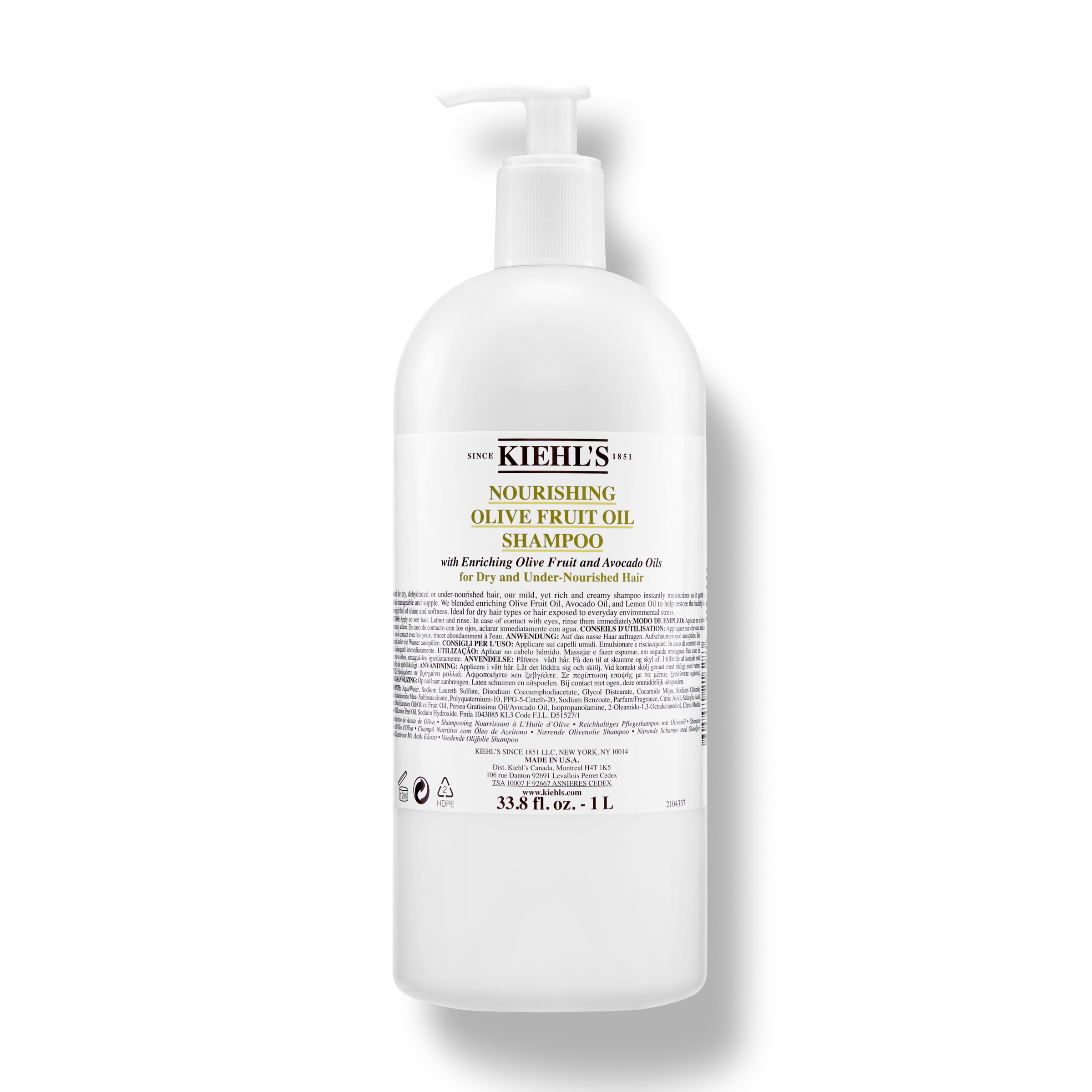 Nourishing Olive Fruit Oil Shampoo Dry Hair Kiehl’s