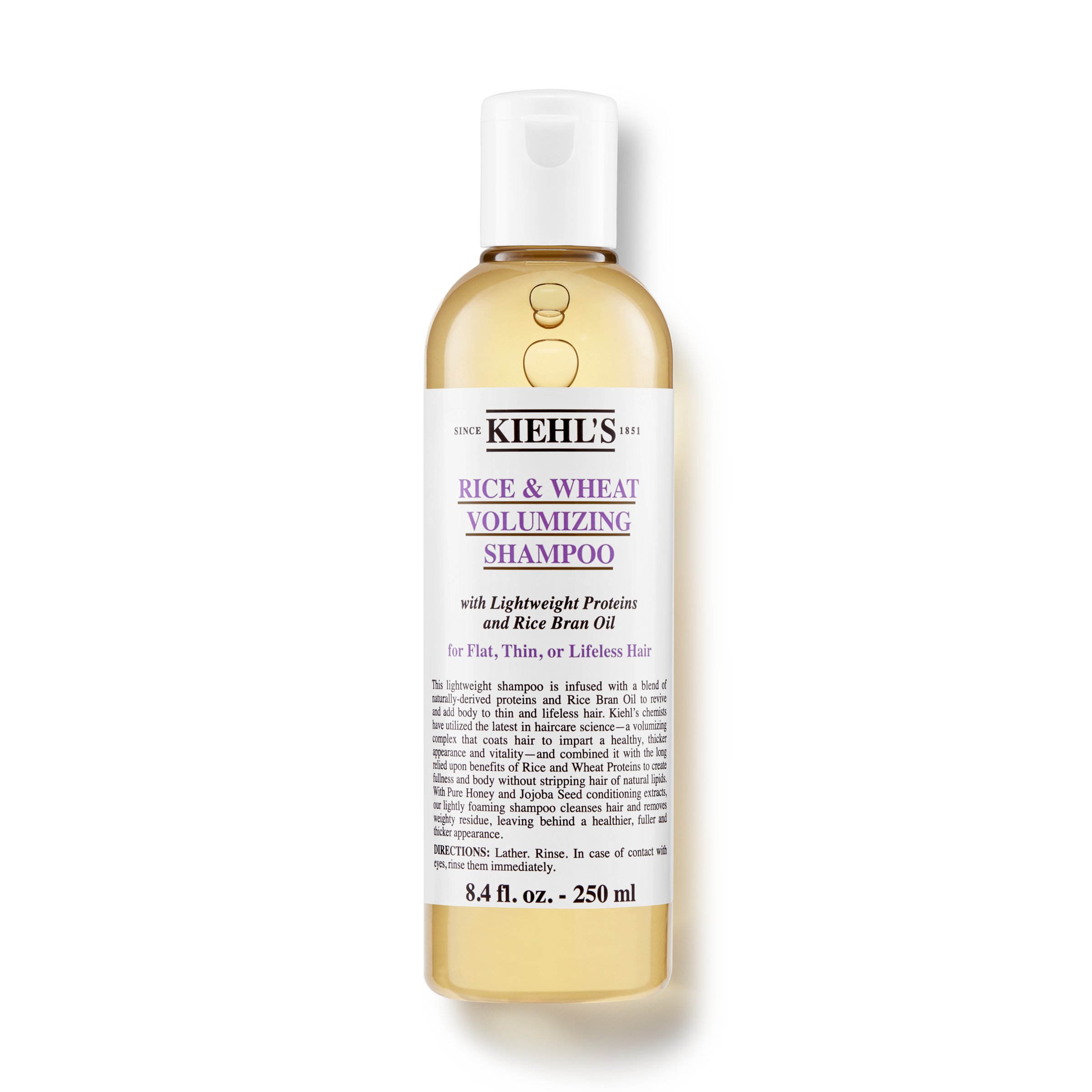 Rice and Wheat Volumizing Shampoo Shampoo for Fine Hair Kiehl’s