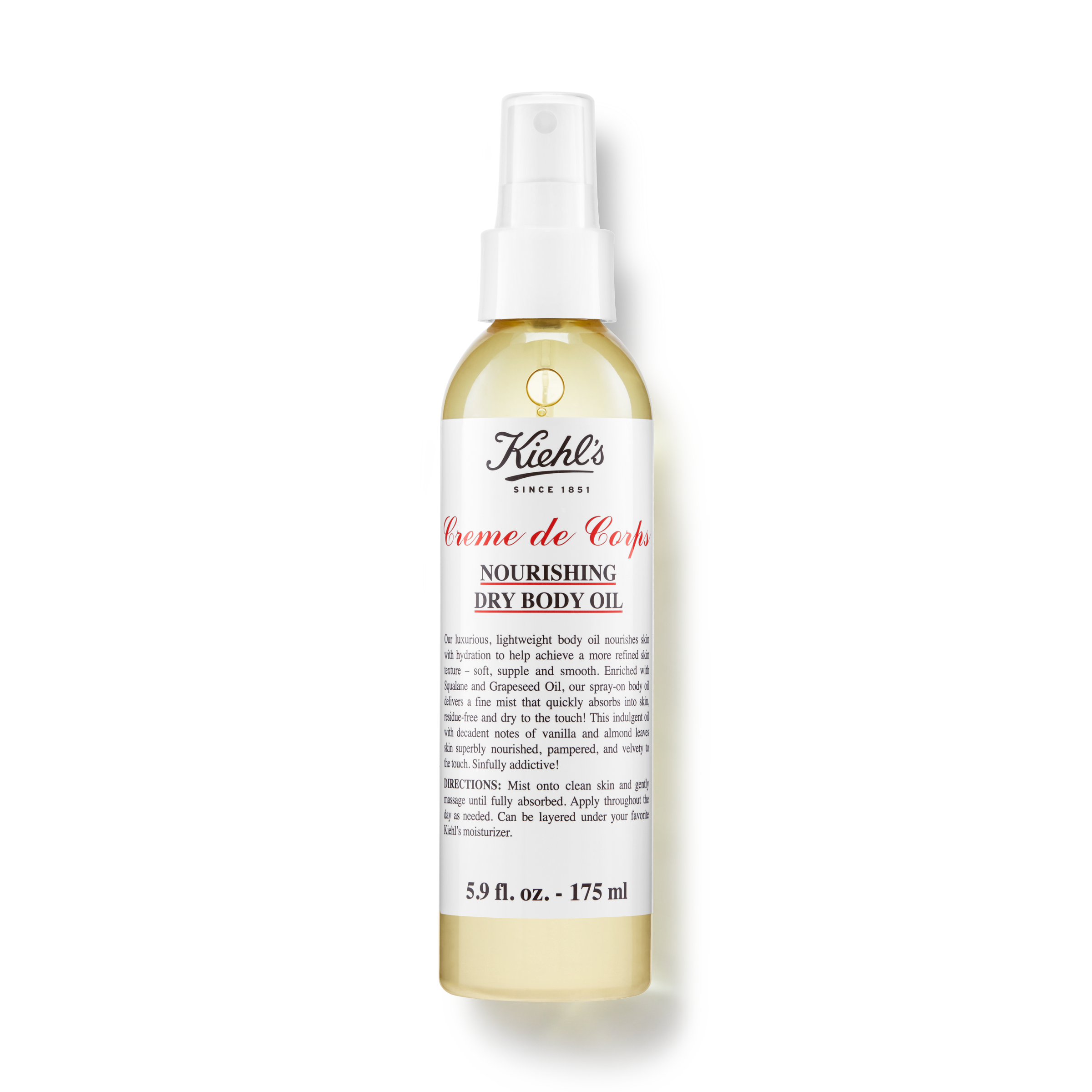 Creme de Corps Nourishing Dry Body Oil Dry Body Oil Spray Kiehl’s