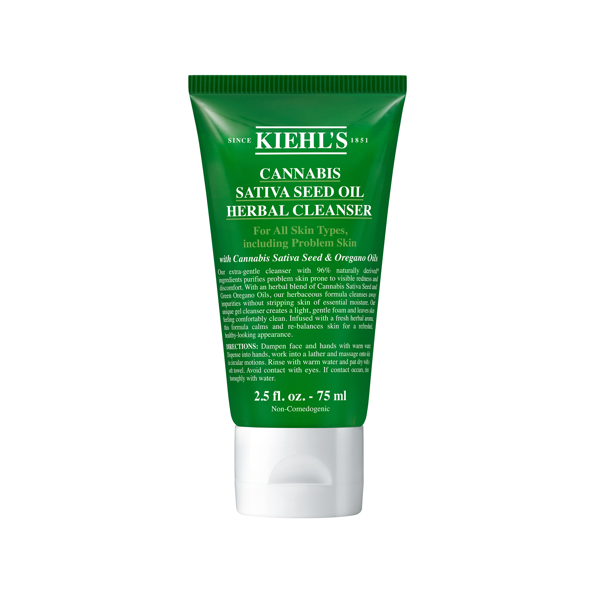 Cannabis Sativa Seed Oil Herbal Cleanser — Calming Face Wash — Kiehl’s