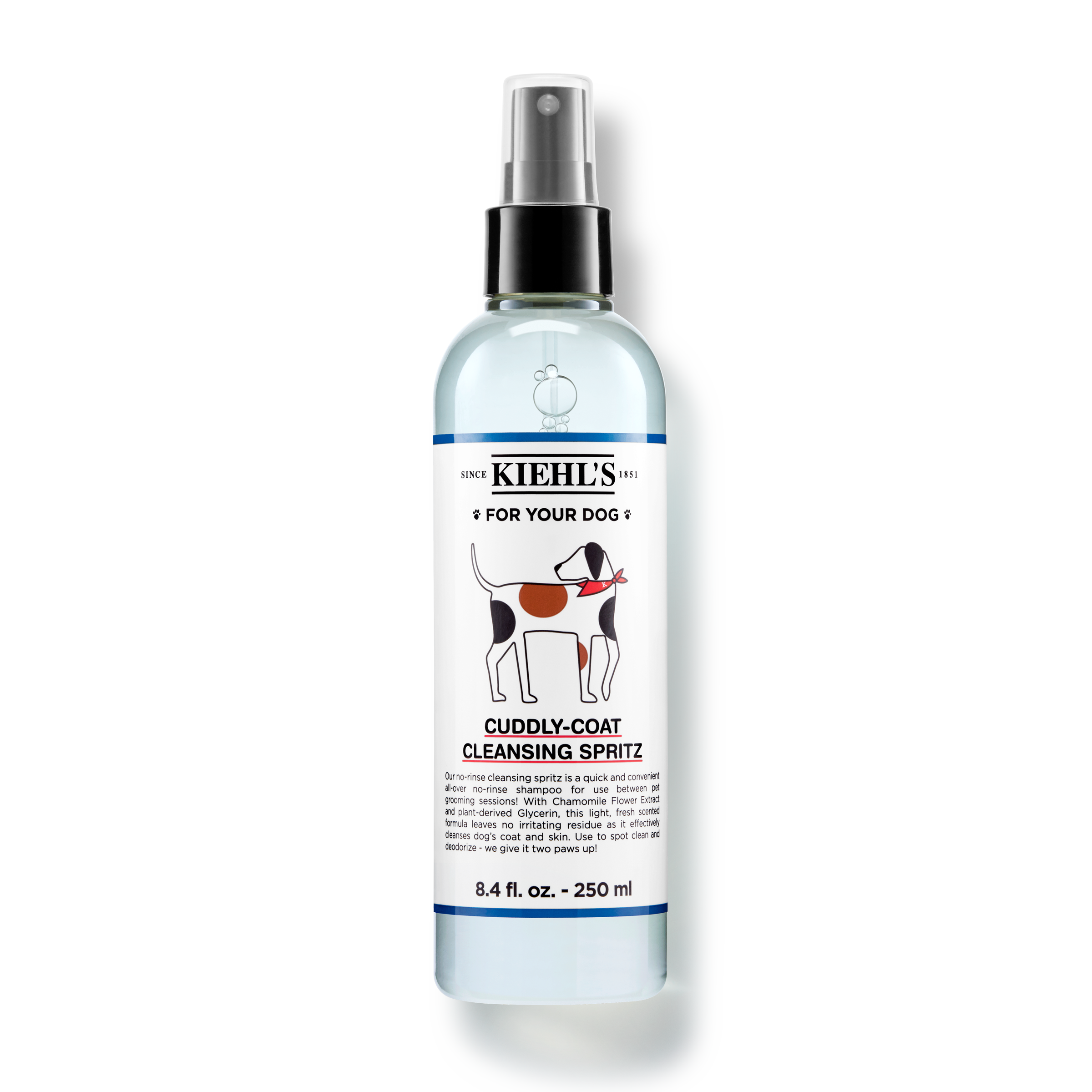 CuddlyCoat Cleansing Spritz Dog Grooming Spray Kiehl’s