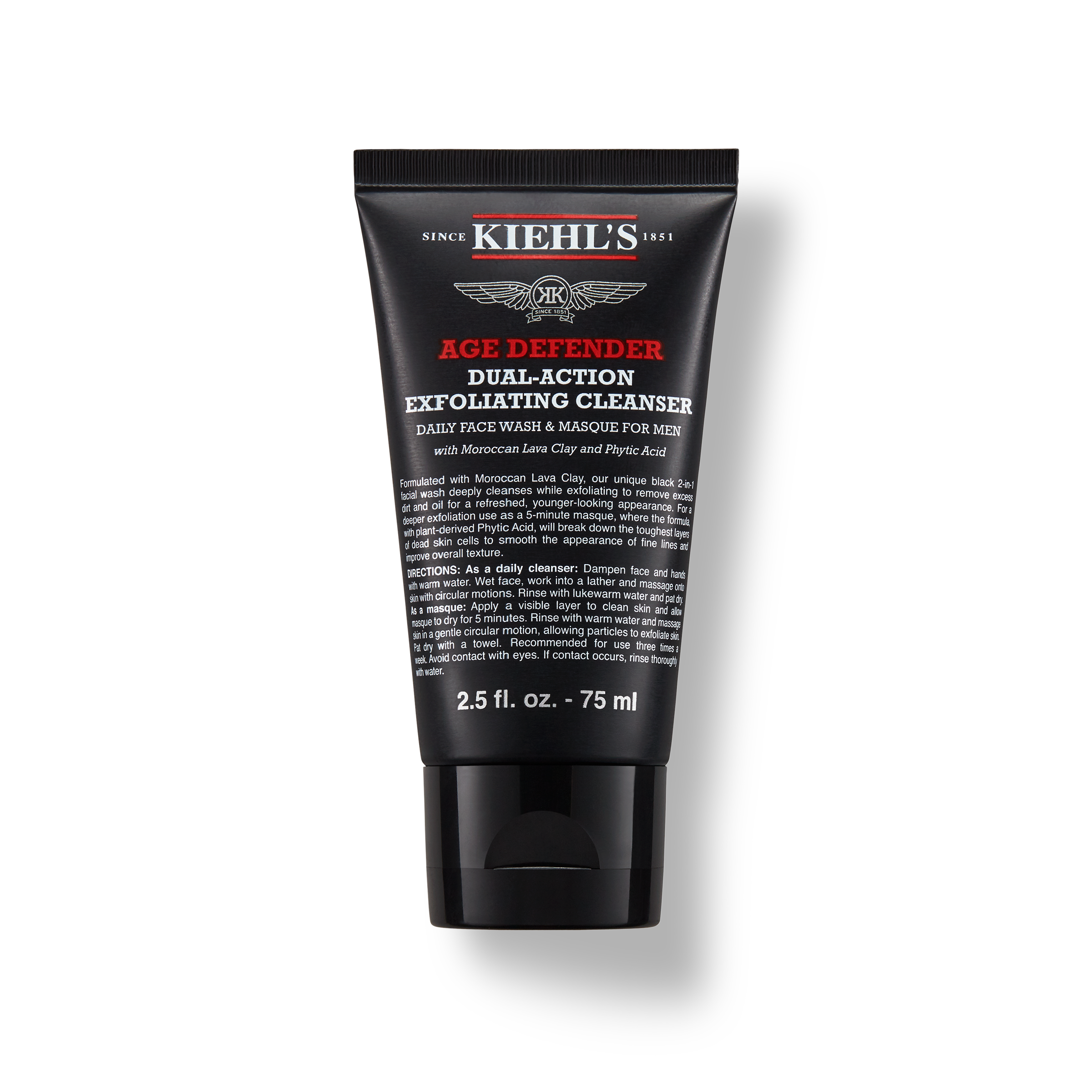 Age Defender Exfoliating Cleanser Men’s Face Wash Kiehl’s