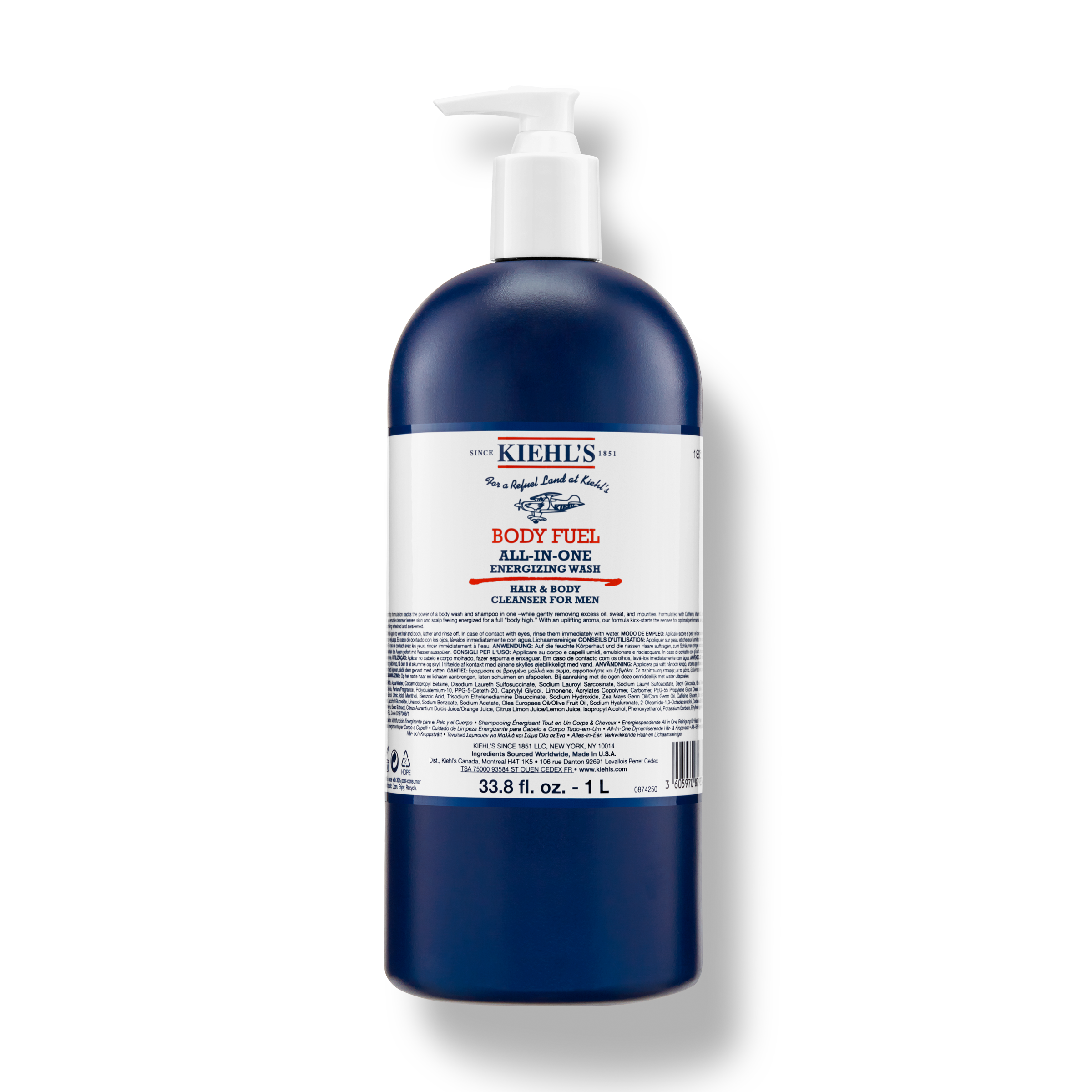 Body Fuel Wash Hair and Body Wash for Men Kiehl’s