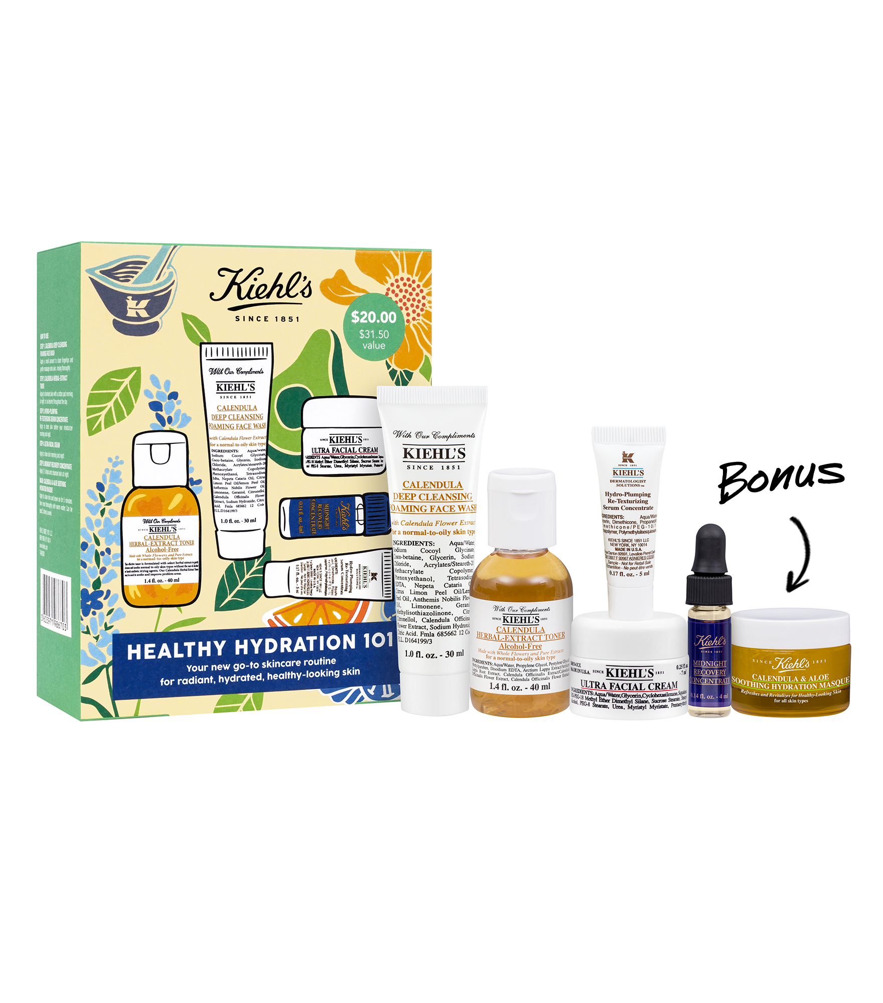 kiehls skincare set