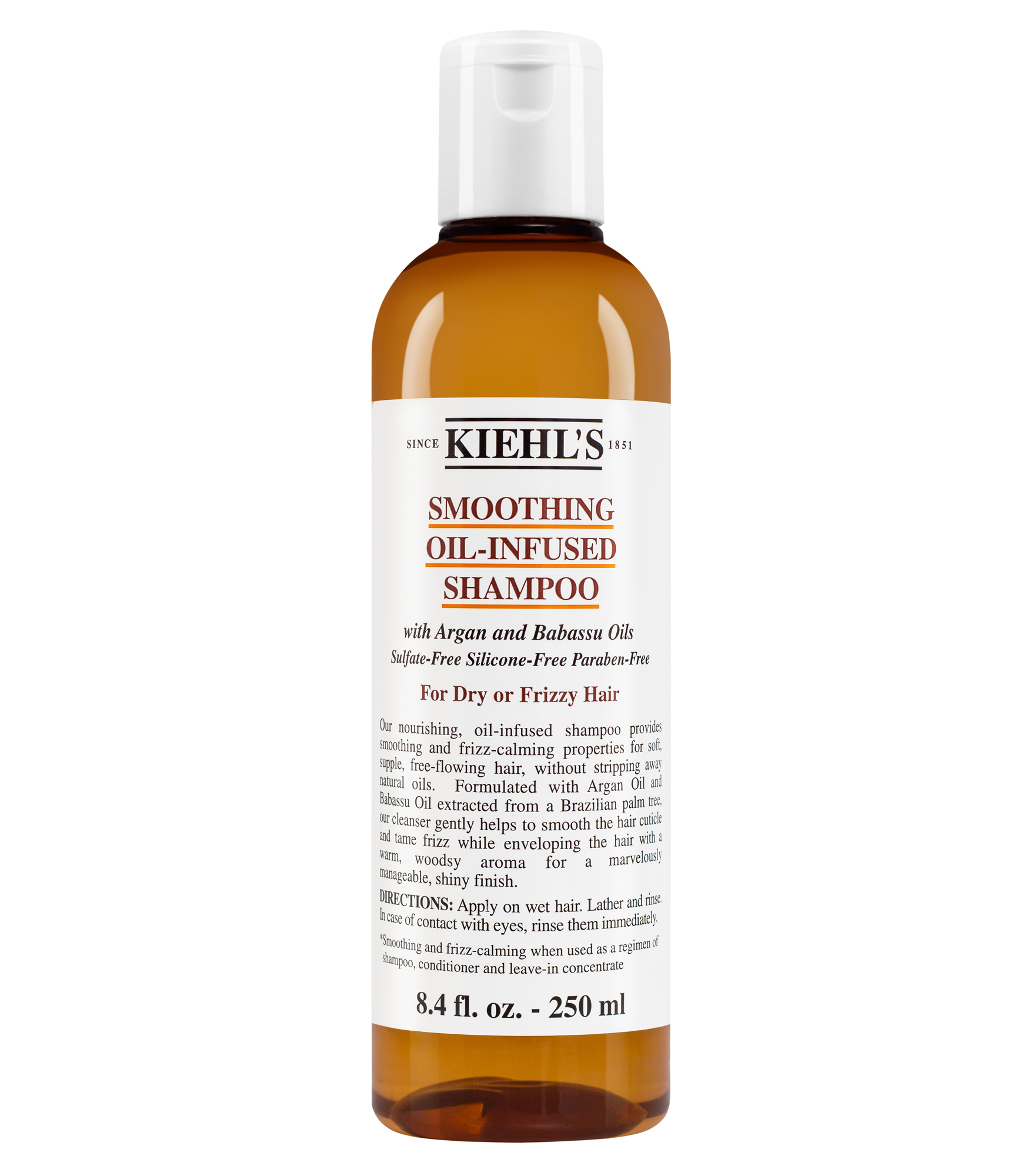Soothing Oil Infused Sulfate Free Shampoo For Frizzy Hair Kiehl S