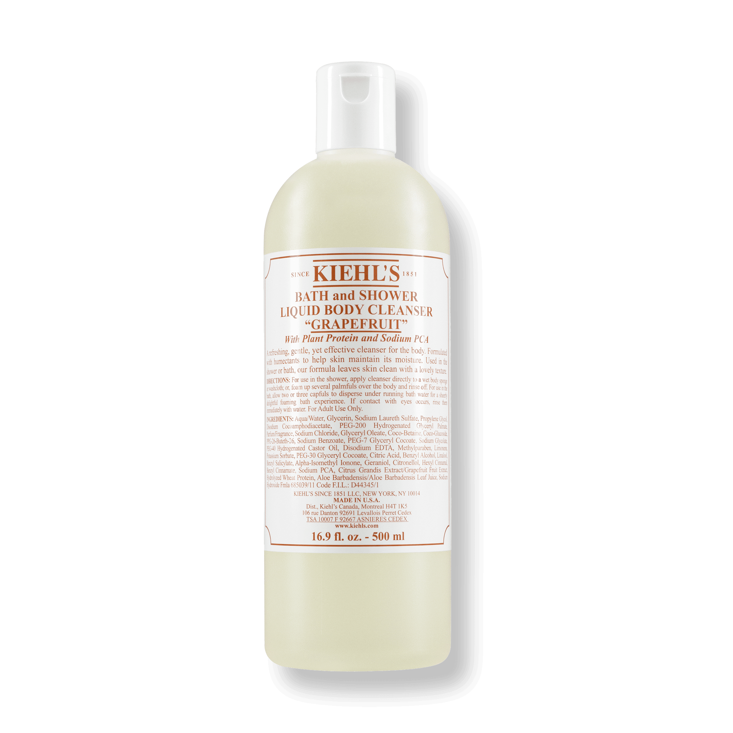 Bath and Shower Liquid Body Cleanser Foaming Body Wash Kiehl’s