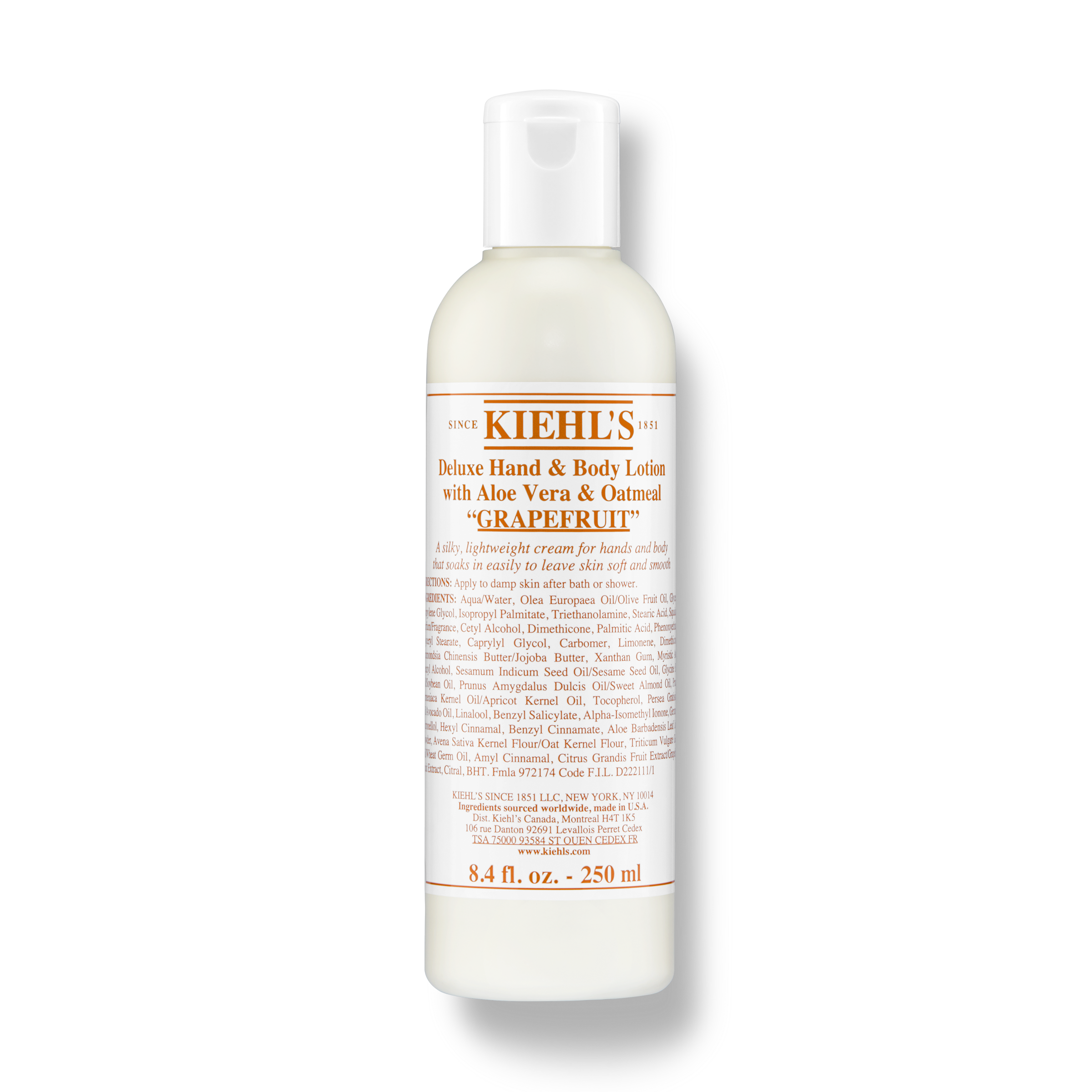 Deluxe Hand & Body Lotion Body Lotion with Aloe Vera Kiehl’s